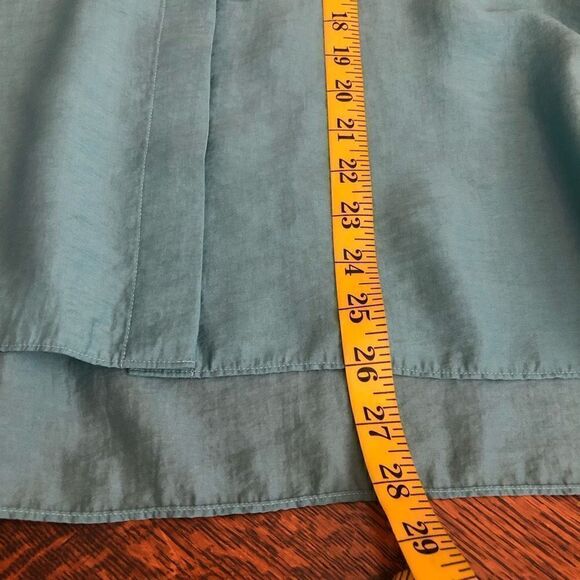 COS Aqua Oversized High Low Top Size 4 - Picture 13 of 13